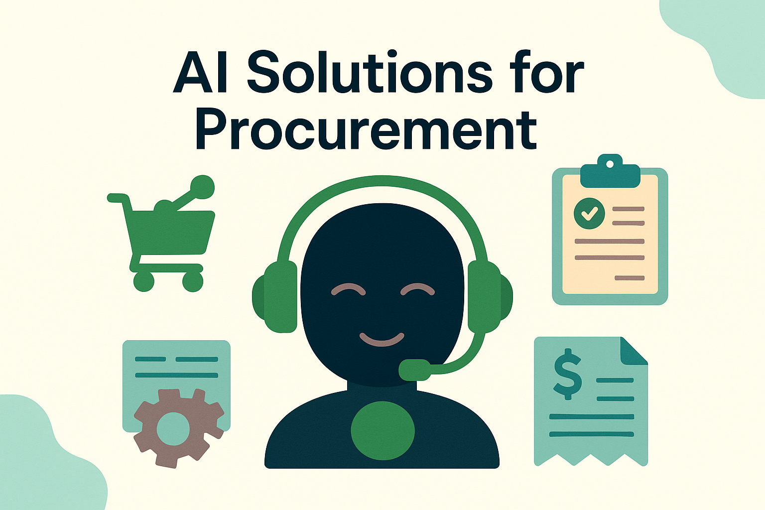 AI Procurement – Supplier selection, contract management, and spend analysis automation